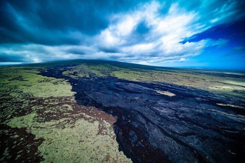 Kona Coast Hualalai Volcano-60Min Helicopter Tour-Door Off or On