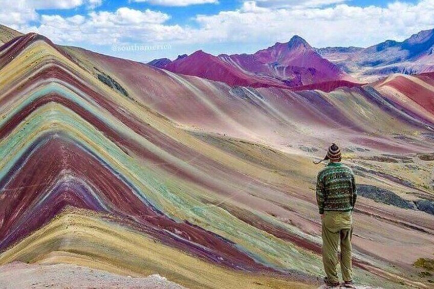 Rainbow Mountain view