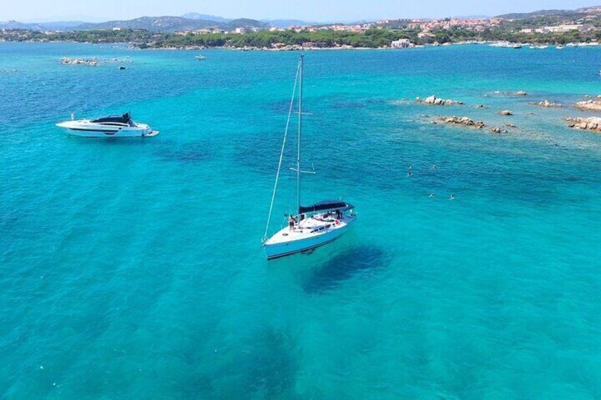 From Cannigione: Sailboat Tour in La Maddalena Archipelago