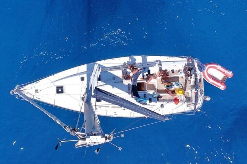 From Cannigione: Sailboat Tour in La Maddalena Archipelago