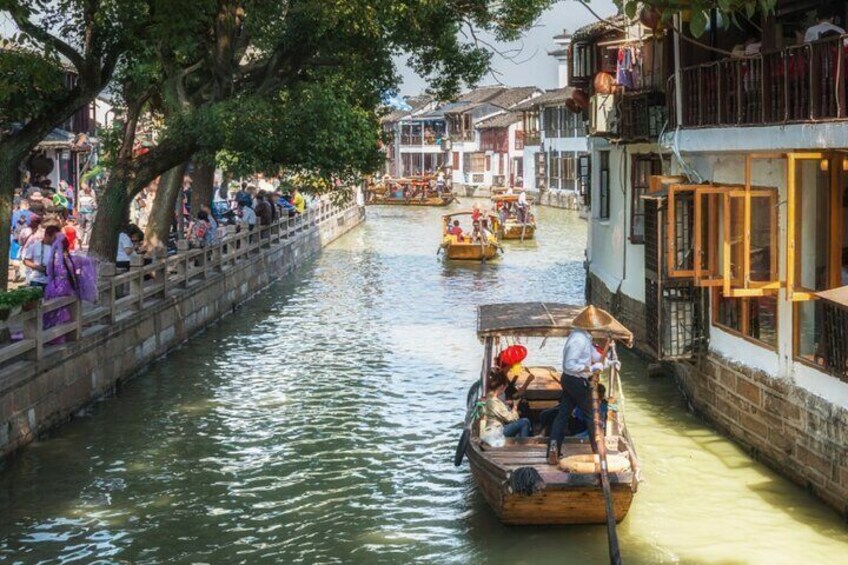 2-Day Zhujiajiao Water Town, Shanghai and Suzhou Private Tour 