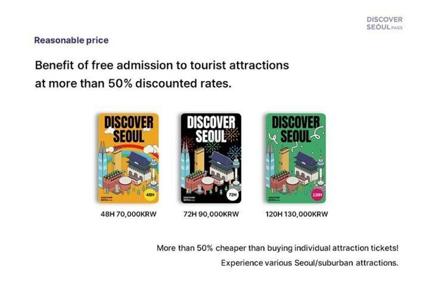 Discover Seoul Pass Mobile for Foreigner only