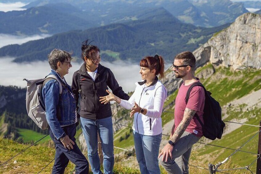 Mt. Pilatus Day Trip with Guided Hike and Swiss BBQ from Lucerne