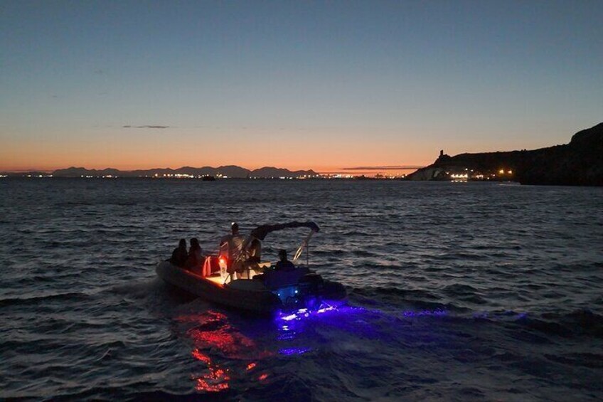 Brindisi dinghy cruise Gulf of Cagliari Snorkeling 