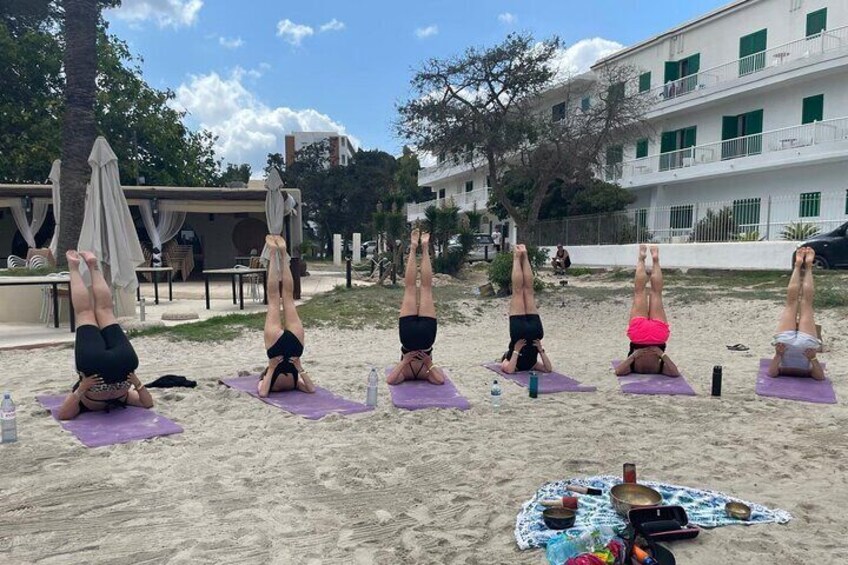 1 Hour Ibiza Beach Yoga Class