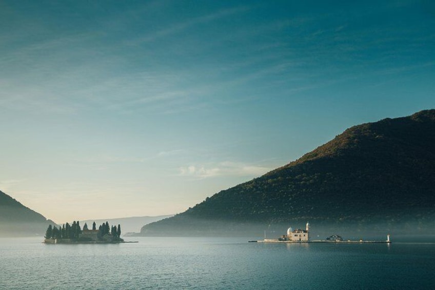 Our Lady of The Rocks and St. Georgie - panorama