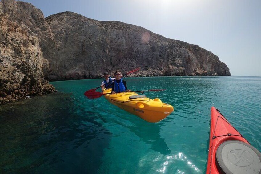 Enchanting Semi Private Kayaking Tours in Milos