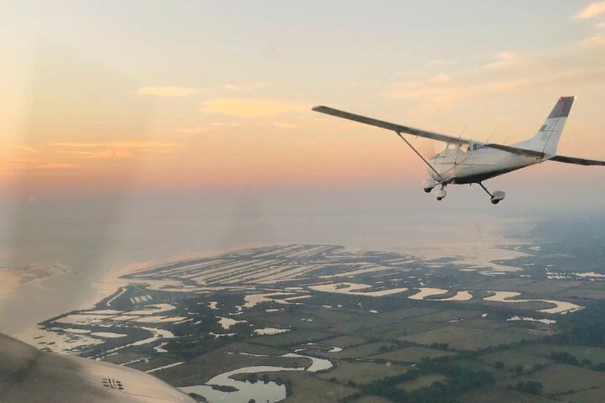 Private Sightseeing Flight above the Arcachon Bay