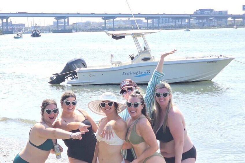 3 hour Morning Boat Ride and Beach Excursion on Southern Charm