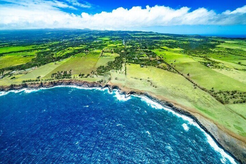 Kohala Coast Volcano Waterfalls-90 Min Heli Tour-Doors Off or On