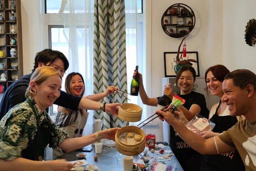 Vegan Soup Dumpling Making in Shanghai