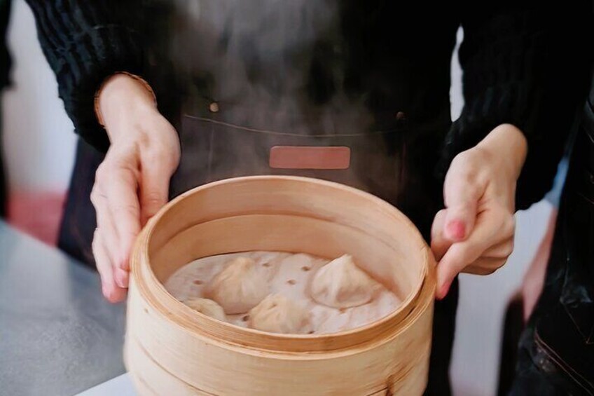 Vegan Soup Dumpling Making in Shanghai