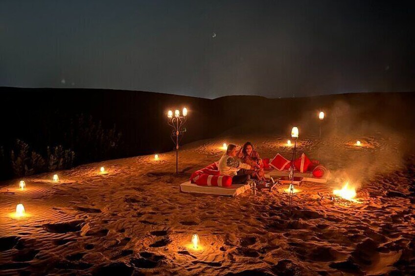 Romantic Private Candle Light Dinner At Thar Desert Jaisalmer