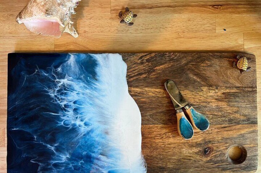  Make your own Maui Souvenir/Ocean resin class 