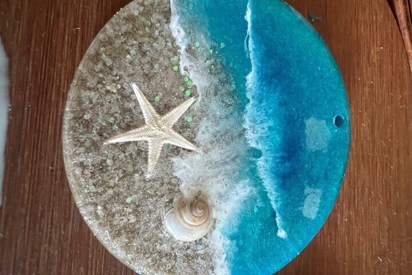  Make your own Maui Souvenir/Ocean resin class 