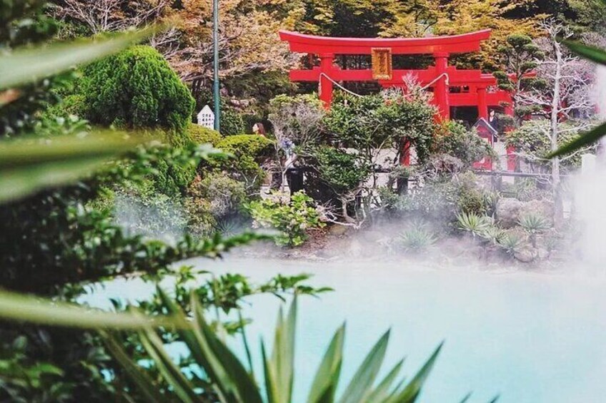  Nyoirinji Temple Beppu Hells and Yufuin Day Tour from Fukuoka