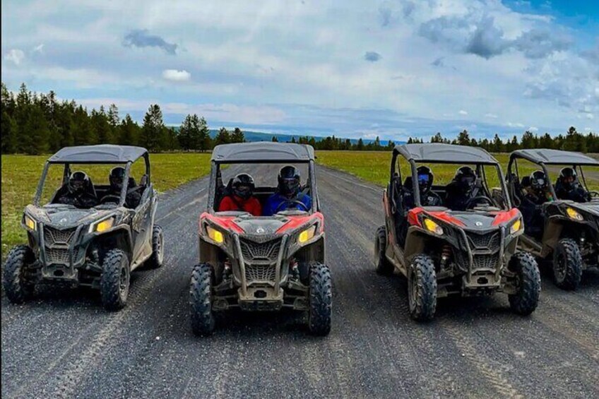 Trail views in the two seaters. 