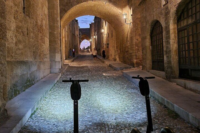 Rhodes by Night Segway Route