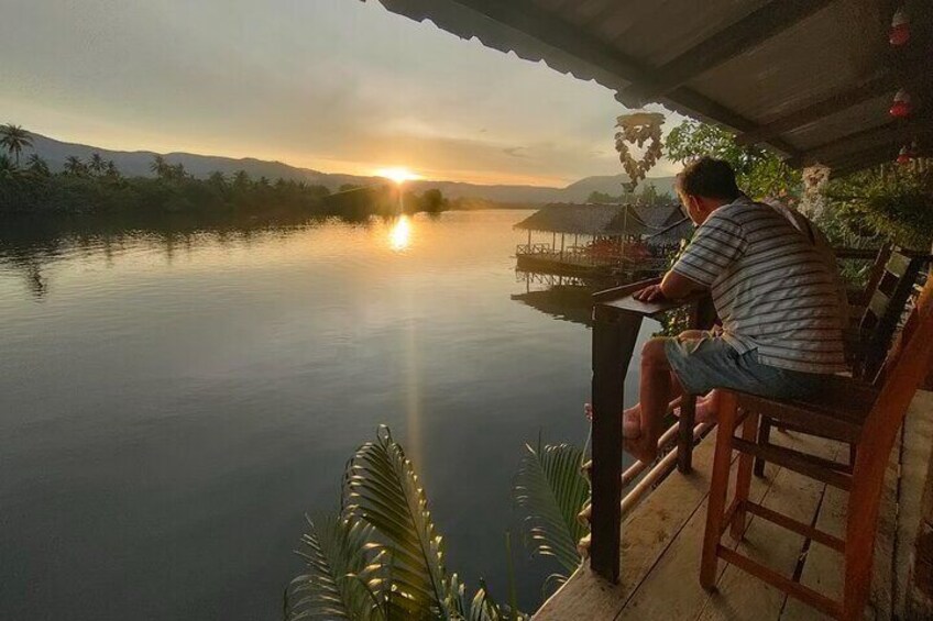 Sunset Scenic Kayaking and Swimming Activity