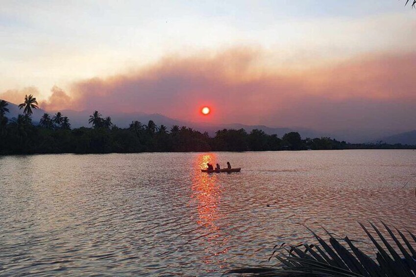 Sunset Scenic Kayaking and Swimming Activity