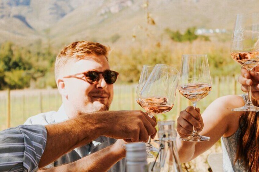 Enjoy good wine, with good people while enjoying some of the best views in the Stellenbosch Winelands