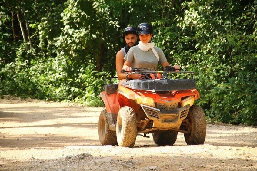 ATV Tour from Tulum or Riviera with Ziplines and Cenote Swim Day