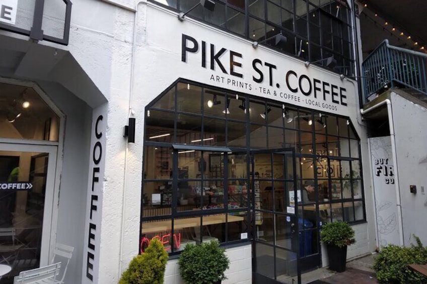 Pike St. Coffee is also a stop on this tour--stop in for some delicious local brews.