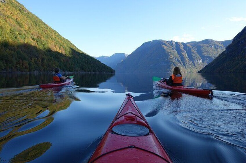 Fjord paddle in Hellesylt - Half Day Kayaking Tour