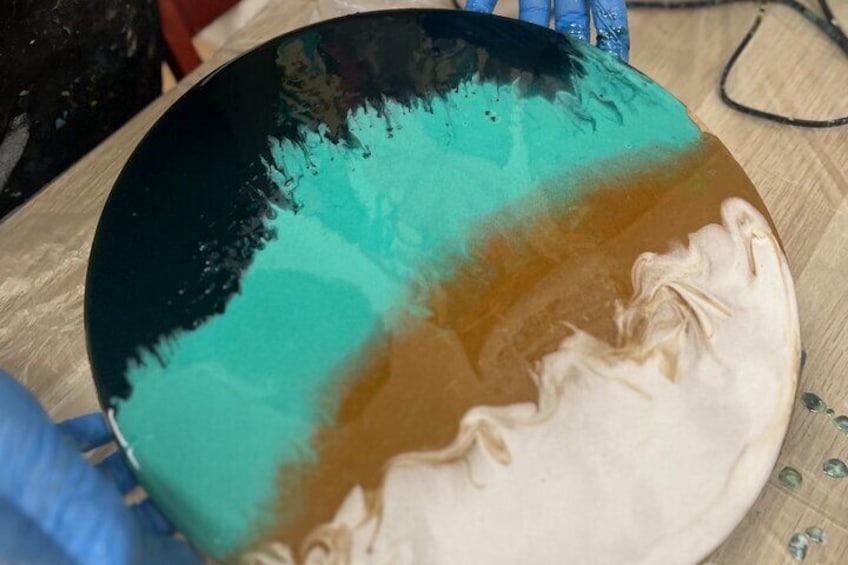 Resin Art Experience in Valencia Spain
