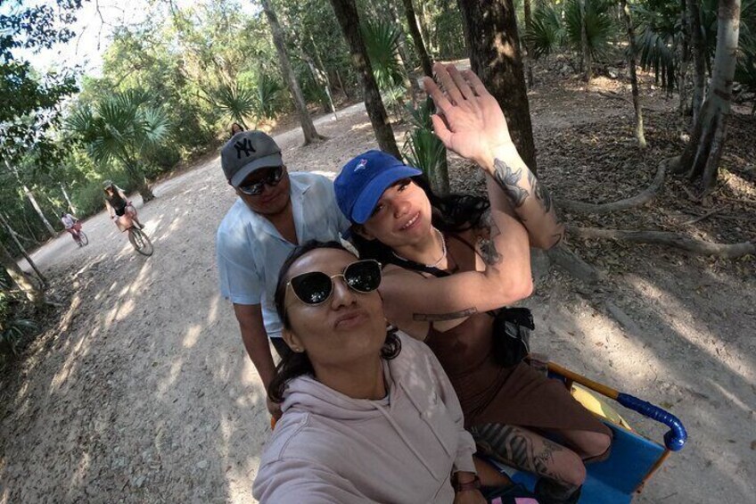 Private Tour to Coba, Monkey Sanctuary and Maya Community