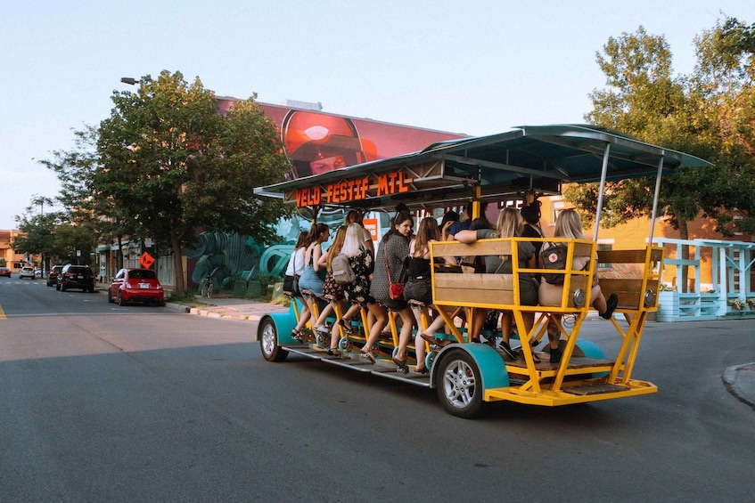 Picture 2 for Activity Montreal Velofestif: Party Bike Tour with 2 Bar Stops