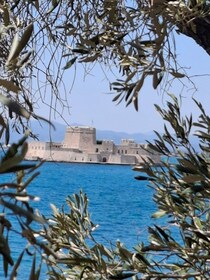 Laughing Nafplio at the harbour