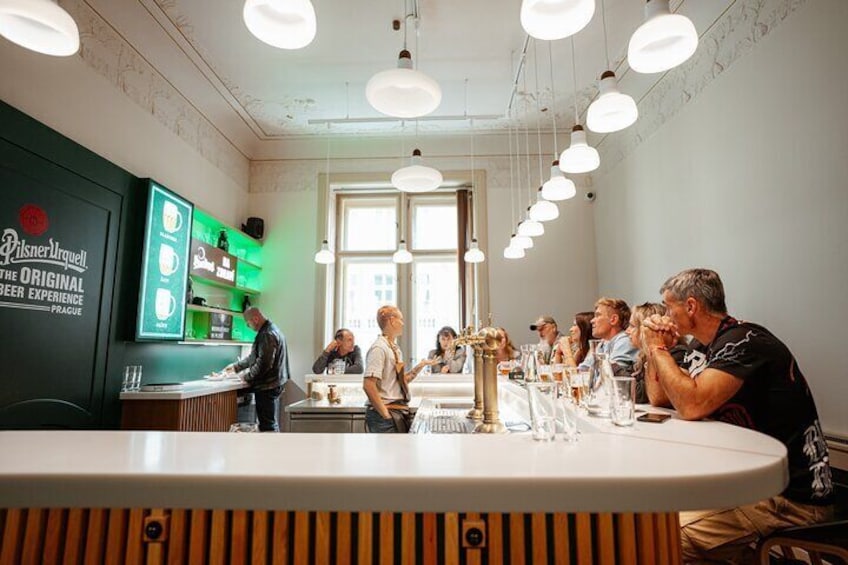 Prague Beer Pouring Class at Pilsner Urquell 