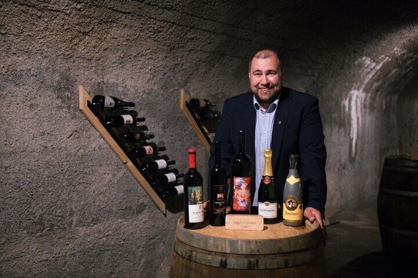 Wine Tasting in the Underground Fortress, Idrija hills