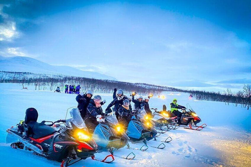 Lyngen Alps Guided Snowmobile Tour From Tromso