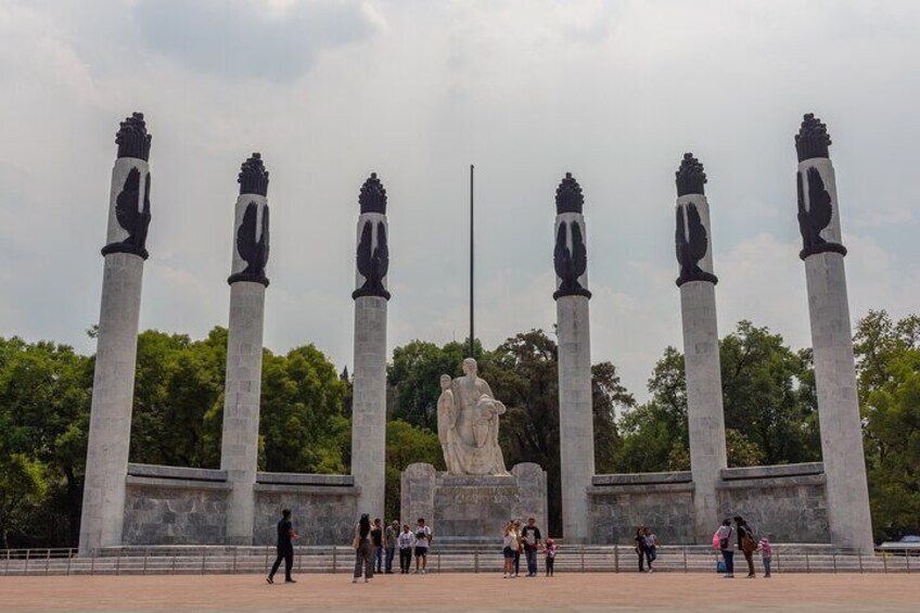 Riding a bike in Reforma & Chapultepec 