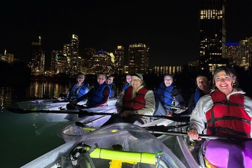 Night Glow Tour - Get Up And Go Kayaking Austin, Texas.