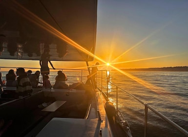Portimao: SUNSET Benagil Caves Tour | Eco Catamaran