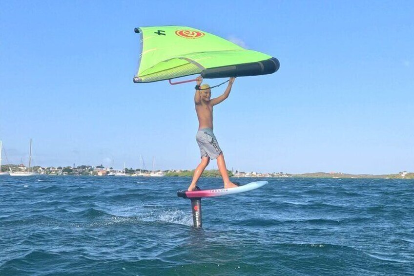 Wingfoiling isn't just for adults! Watch as kids take flight and enjoy the exhilarating freedom of wingfoiling on the Spanish Waters.