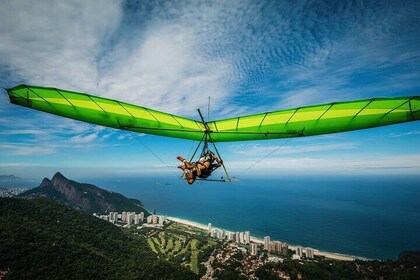 Privé-ervaring deltavliegen of paragliden in Rio de Janeiro