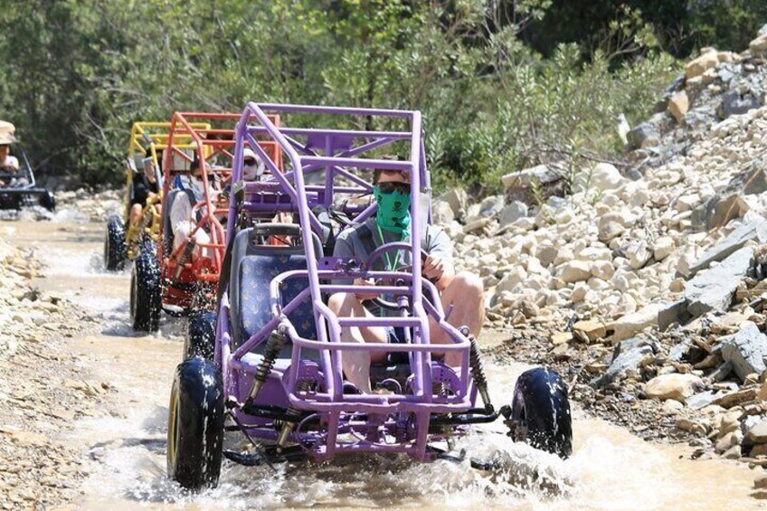 Full Day Rafting, Buggy Safari and Zipline Activity from Antalya