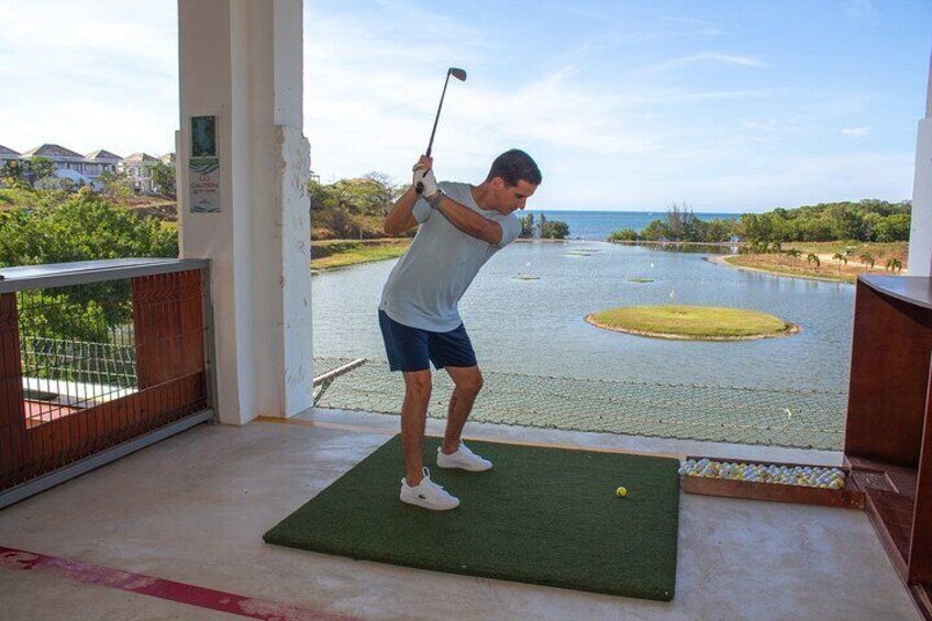 Pristine Bay Golf Drive Range & Club House Experience