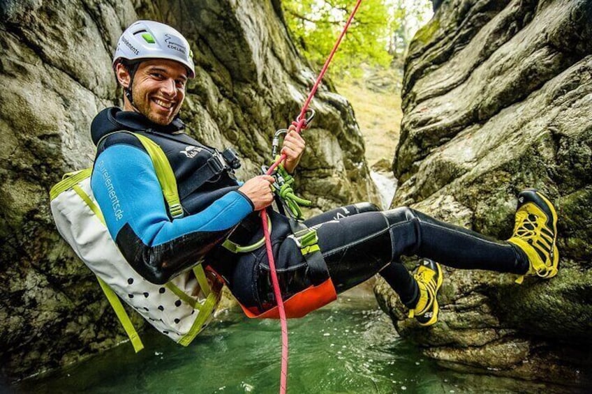 Action-packed canyoning on Lake Constance