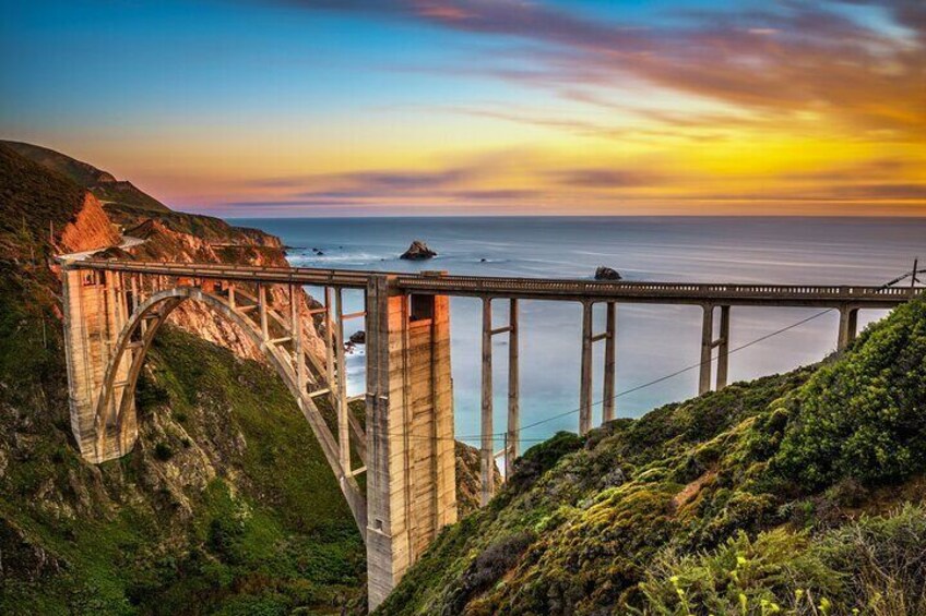 Private Tour Big Sur McWay Falls California Coast 