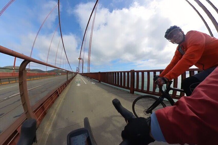 Crossing the Golden Gate Bridge