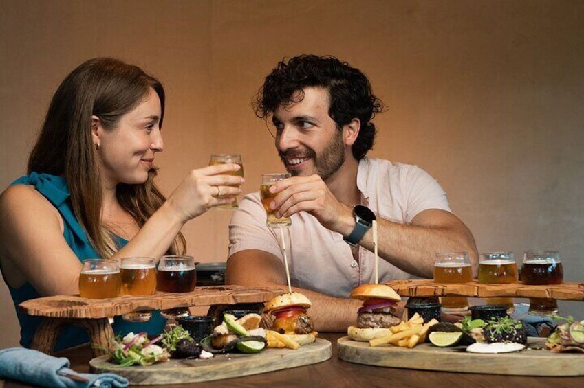 Delight in a tasting of gourmet appetizers, specially prepared.