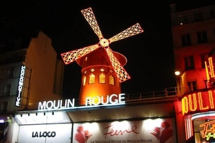 Moulin Rouge Show in Paris with Return Transport