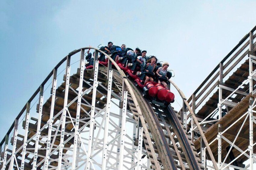 80 foot drop on Mine Blower