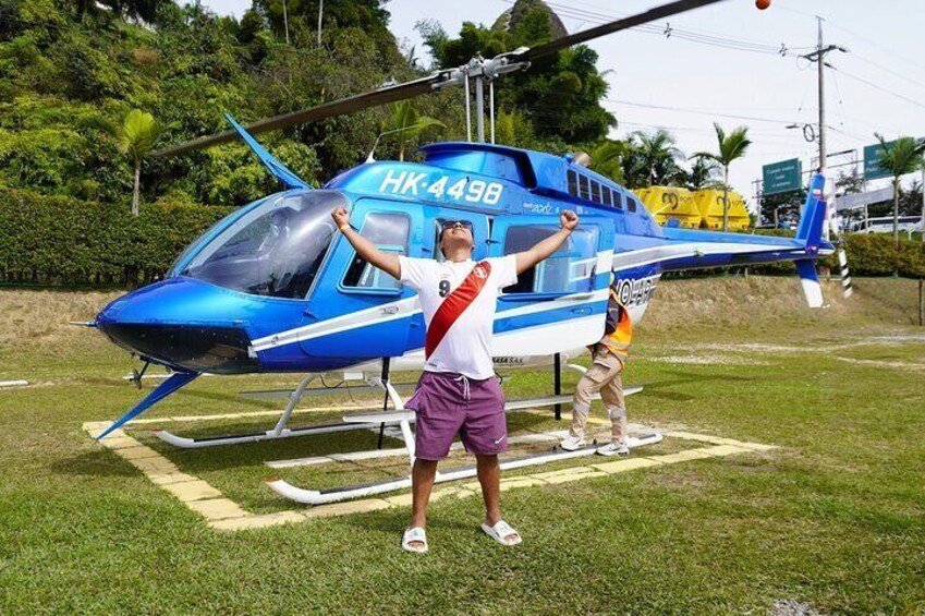 Guatape Private Tour with Helicopter Ride