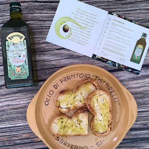 Sarteano: Tasting of oils and bruschetta